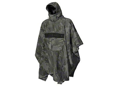 Hazard 4 PonchoVilla Soft-Shell Poncho; Scorpion Black