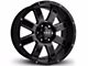 HD Off-Road Wheels 8 Point Gloss Black Milled 6-Lug Wheel; 20x9; -12mm Offset (04-15 Titan)