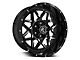 HD Off-Road Wheels Caliber Gloss Black Milled 6-Lug Wheel; 20x10; -25mm Offset (04-15 Titan)