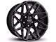 HD Off-Road Wheels Canyon Gloss Black Milled 6-Lug Wheel; 20x10; -25mm Offset (04-15 Titan)