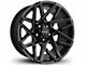 HD Off-Road Wheels Canyon Gloss Black Milled 6-Lug Wheel; 20x9; 0mm Offset (04-15 Titan)