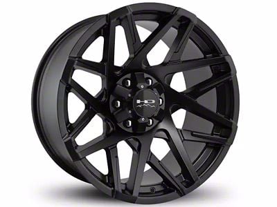 HD Off-Road Wheels Canyon Satin Black 6-Lug Wheel; 20x10; -25mm Offset (04-15 Titan)