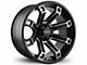 HD Off-Road Wheels Hollow Point Satin Black Milled 6-Lug Wheel; 20x10; -35mm Offset (04-15 Titan)