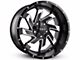 HD Off-Road Wheels SAW Satin Black Machined 6-Lug Wheel; 20x10; -25mm Offset (04-15 Titan)