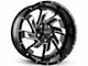 HD Off-Road Wheels SAW Satin Black Machined 6-Lug Wheel; 22x12; -44mm Offset (04-15 Titan)