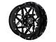 HD Off-Road Wheels Caliber Gloss Black Milled 6-Lug Wheel; 20x10; -40mm Offset (05-15 Tacoma)