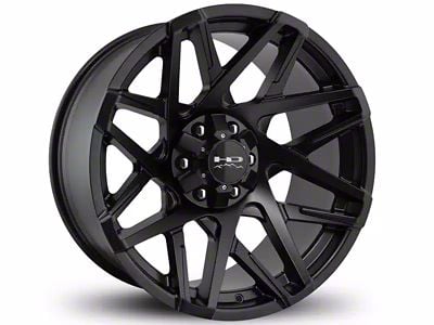 HD Off-Road Wheels Canyon Satin Black 6-Lug Wheel; 20x10; -25mm Offset (05-15 Tacoma)