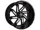 HD Off-Road Wheels SAW Gloss Black Milled 6-Lug Wheel; 22x12; -44mm Offset (05-15 Tacoma)