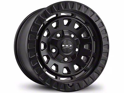HD Off-Road Wheels Venture Satin Black 6-Lug Wheel; 17x9; 0mm Offset (05-15 Tacoma)