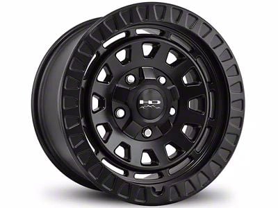 HD Off-Road Wheels Venture Satin Black 6-Lug Wheel; 17x9; -12mm Offset (05-15 Tacoma)