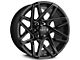 HD Off-Road Wheels Canyon Gloss Black Milled 5-Lug Wheel; 20x9; 0mm Offset (07-13 Tundra)