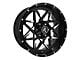 HD Off-Road Wheels Caliber Gloss Black Milled 6-Lug Wheel; 20x9; -10mm Offset (10-24 4Runner)