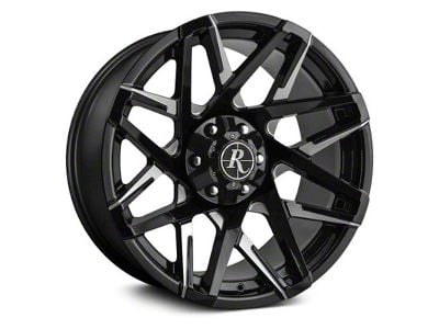 HD Off-Road Wheels Canyon Gloss Black Milled 6-Lug Wheel; 20x9; 0mm Offset (10-24 4Runner)