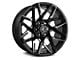 HD Off-Road Wheels Canyon Gloss Black Milled 6-Lug Wheel; 20x9; 0mm Offset (10-24 4Runner)