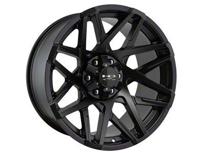 HD Off-Road Wheels Canyon Satin Black 6-Lug Wheel; 20x9; 0mm Offset (10-24 4Runner)