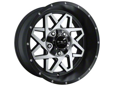 HD Off-Road Wheels Gridlock Satin Black Machined 6-Lug Wheel; 20x10; -25mm Offset (10-24 4Runner)