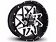 HD Off-Road Wheels Caliber Satin Black Machined 6-Lug Wheel; 20x9; -10mm Offset (2024 Tacoma)