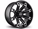 HD Off-Road Wheels Hollow Point Satin Black Milled 6-Lug Wheel; 20x10; -35mm Offset (2024 Tacoma)