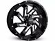 HD Off-Road Wheels SAW Gloss Black Milled 6-Lug Wheel; 20x10; -25mm Offset (2024 Tacoma)