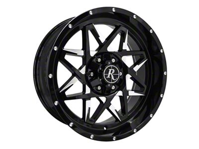 HD Off-Road Wheels Caliber Gloss Black Milled 6-Lug Wheel; 20x9; -10mm Offset (03-09 4Runner)