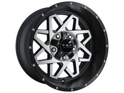 HD Off-Road Wheels Gridlock Satin Black Machined 6-Lug Wheel; 20x10; -25mm Offset (03-09 4Runner)