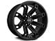 HD Off-Road Wheels Hollow Point Satin Black Milled 6-Lug Wheel; 20x10; -35mm Offset (03-09 4Runner)