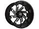 HD Off-Road Wheels SAW Satin Black Machined 6-Lug Wheel; 20x10; -25mm Offset (03-09 4Runner)