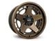 HD Off-Road Wheels Atlas Satin Bronze 6-Lug Wheel; 17x9; -12mm Offset (21-24 Bronco, Excluding Raptor)