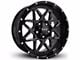 HD Off-Road Wheels Caliber Gloss Black Milled 6-Lug Wheel; 20x10; -25mm Offset (21-24 Bronco, Excluding Raptor)