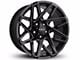 HD Off-Road Wheels Canyon Gloss Black Milled 6-Lug Wheel; 20x10; -25mm Offset (22-24 Bronco Raptor)