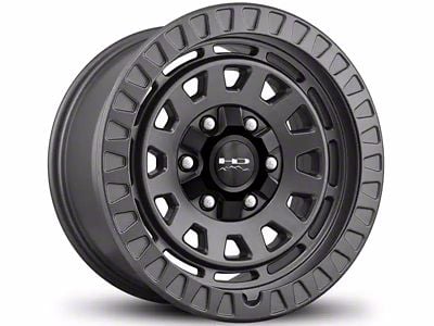 HD Off-Road Wheels Venture Satin Dark Gray 6-Lug Wheel; 17x9; -12mm Offset (22-24 Bronco Raptor)