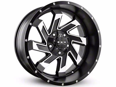 HD Off-Road Wheels SAW Satin Black Machined 6-Lug Wheel; 20x9; 0mm Offset (21-24 Bronco, Excluding Raptor)