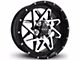 HD Off-Road Wheels Caliber Satin Black Machined 6-Lug Wheel; 20x10; -25mm Offset (22-24 Bronco Raptor)