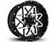 HD Off-Road Wheels Gridlock Satin Black Machined 6-Lug Wheel; 20x10; -25mm Offset (22-24 Bronco Raptor)