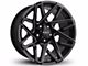 HD Off-Road Wheels Canyon Gloss Black Milled Wheel; 20x10 (20-24 Jeep Gladiator JT)
