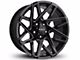 HD Off-Road Wheels Canyon Gloss Black Milled Wheel; 20x10; -25mm Offset (22-24 Jeep Grand Cherokee WL)