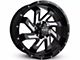 HD Off-Road Wheels SAW Gloss Black Milled Wheel; 20x10; -25mm Offset (22-24 Jeep Grand Cherokee WL)