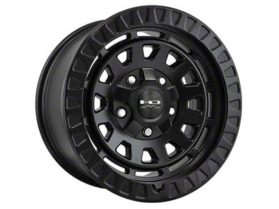 HD Off-Road Wheels Venture Satin Black Wheel; 17x9; -12mm Offset (93-98 Jeep Grand Cherokee ZJ)