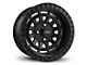 HD Off-Road Wheels Venture Satin Black Wheel; 17x9; 0mm Offset (93-98 Jeep Grand Cherokee ZJ)