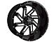 HD Off-Road Wheels SAW Gloss Black Milled Wheel; 22x12; -25mm Offset (99-04 Jeep Grand Cherokee WJ)