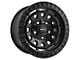 HD Off-Road Wheels Venture Satin Black Wheel; 17x9; -12mm Offset (99-04 Jeep Grand Cherokee WJ)