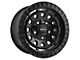 HD Off-Road Wheels Venture Satin Black Wheel; 17x9; -12mm Offset (05-10 Jeep Grand Cherokee WK, Excluding SRT8)