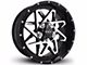 HD Off-Road Wheels Caliber Satin Black Machined Wheel; 20x10 (07-18 Jeep Wrangler JK)