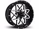 HD Off-Road Wheels Gridlock Satin Black Machined Wheel; 20x10 (07-18 Jeep Wrangler JK)