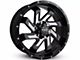 HD Off-Road Wheels SAW Gloss Black Milled Wheel; 20x10 (07-18 Jeep Wrangler JK)