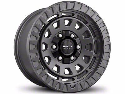 HD Off-Road Wheels Venture Satin Dark Gray Wheel; 17x9 (87-95 Jeep Wrangler YJ)