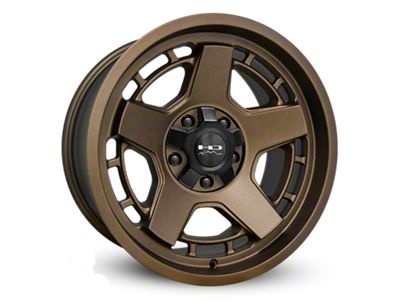 HD Off-Road Wheels Atlas Satin Bronze 6-Lug Wheel; 17x9; -12mm Offset (16-23 Tacoma)