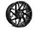 HD Off-Road Wheels Canyon Gloss Black Milled 6-Lug Wheel; 20x9; 0mm Offset (16-23 Tacoma)