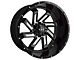 HD Off-Road Wheels SAW Gloss Black Milled 6-Lug Wheel; 22x12; -44mm Offset (16-23 Tacoma)