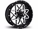 HD Off-Road Wheels Gridlock Satin Black Machined 6-Lug Wheel; 20x10; -25mm Offset (17-24 Titan)